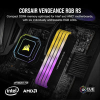 CORSAIR Vengeance RGB RS 64GB (2x32GB) DDR4 3200 (PC4-25600) C16 Desktop Memory