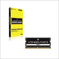 CORSAIR Vengeance SODIMM DDR5 RAM 32GB (1x32GB) 5600MHz CL48 Intel XMP iCUE Compatible Computer Memory - Black (CMSX32GX5M1A5600C48)