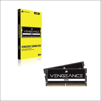 CORSAIR Vengeance SODIMM DDR5 RAM 32GB (1x32GB) 5600MHz CL48 Intel XMP iCUE Compatible Computer Memory - Black (CMSX32GX5M1A5600C48)