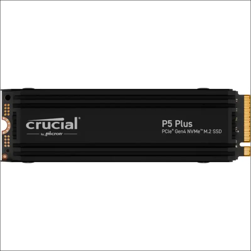 CRUCIAL 2TB PCIe Gen4 NVMe M.2 SSD, CRUCIAL P5 PLUS WITH HEATSINK ,CT2000P5PSSD5