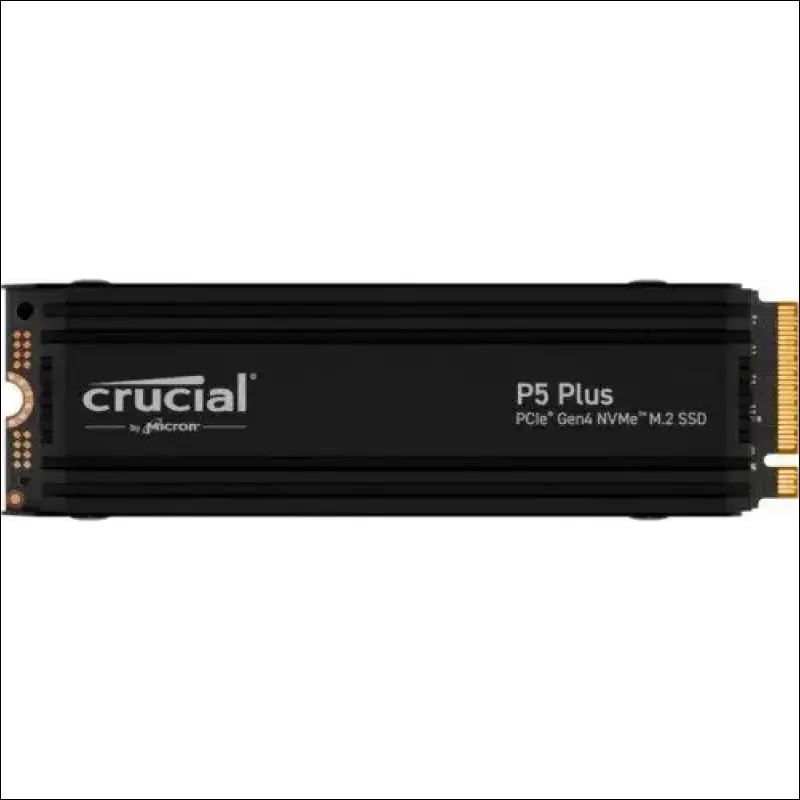 CRUCIAL 2TB PCIe Gen4 NVMe M.2 SSD, CRUCIAL P5 PLUS WITH HEATSINK ,CT2000P5PSSD5