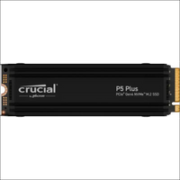 CRUCIAL 2TB PCIe Gen4 NVMe M.2 SSD, CRUCIAL P5 PLUS WITH HEATSINK ,CT2000P5PSSD5