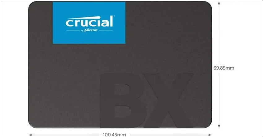 Crucial BX500 3D NAND SATA 2.5-inch SSD Drive, 500GB