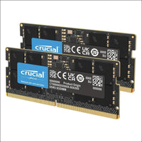 Crucial CT2K64G56C46S5 DDR5 RAM 128GB Kit (2x64GB) 5600MHz SODIMM CL46, Memory Module for Laptop/Notebook, Mini PC, High Performance RAM