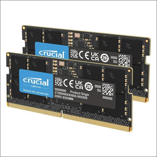 Crucial CT2K64G56C46S5 DDR5 RAM 128GB Kit (2x64GB) 5600MHz SODIMM CL46, Memory Module for Laptop/Notebook, Mini PC, High Performance RAM