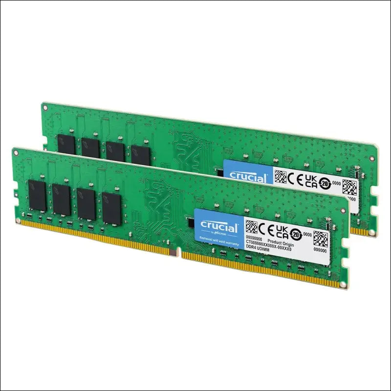 Crucial DDR4 3200MHz CL22 Desktop Memory, 32GB(2x16GB)
