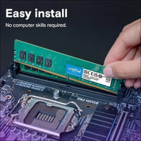 Crucial DDR4 3200MHz CL22 Desktop Memory, 32GB(2x16GB)