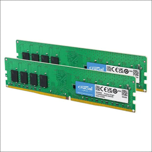 Crucial DDR4 3200MHz UDIMM CL22 Desktop Memory, 16GB(2x8GB)