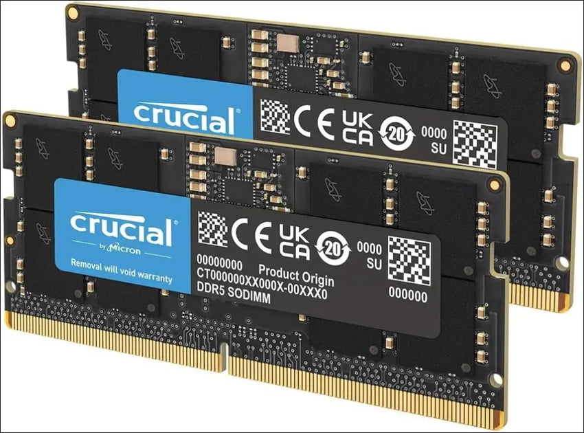 Crucial DDR5 5600 MHz ECC SODIMM Laptop Memory Module, 32GB(2x16 GB)