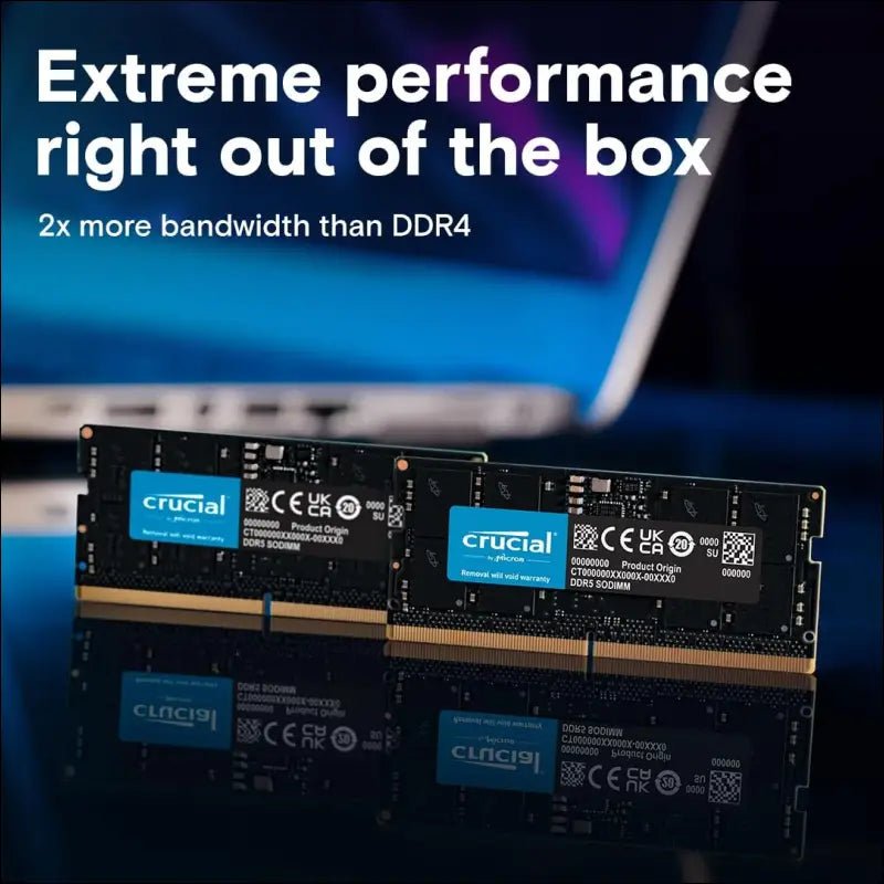 Crucial DDR5 5600MT/s Laptop Memory, 48GB