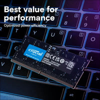 Crucial DDR5 5600MT/s Laptop Memory, 96GB(2x48GB)