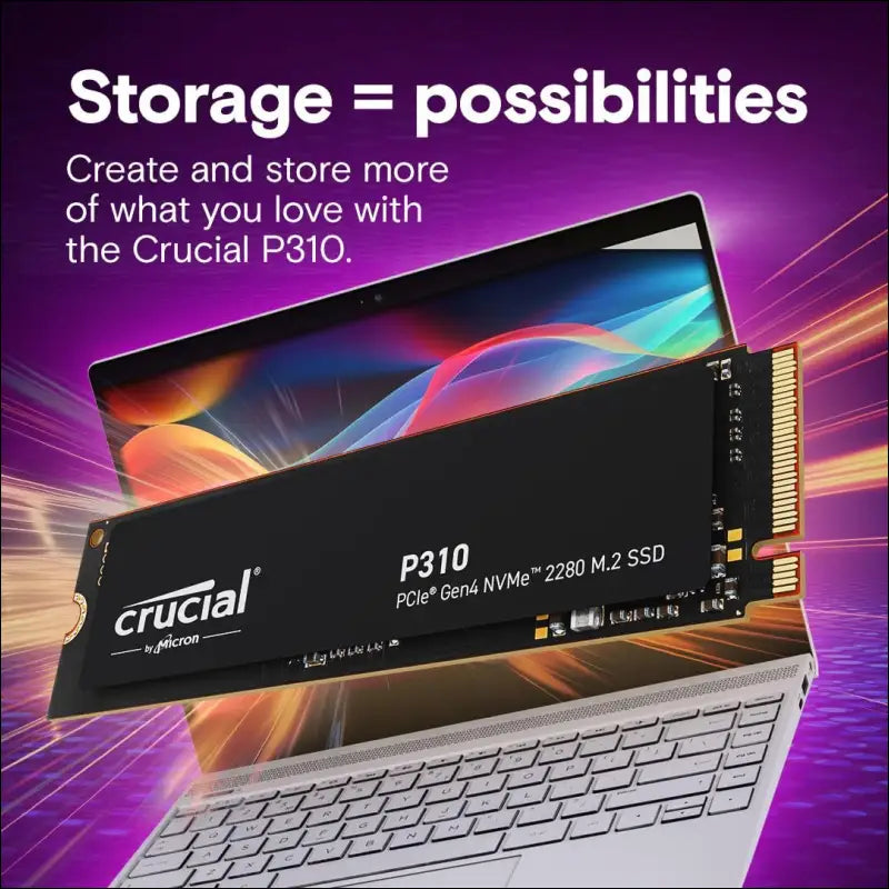 Crucial P310 2280 PCIe Gen4 3D NAND NVMe M.2 Internal Solid State Drive, 2TB