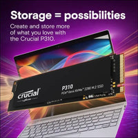 Crucial P310 2280 PCIe Gen4 3D NAND NVMe M.2 Internal Solid State Drive, 2TB