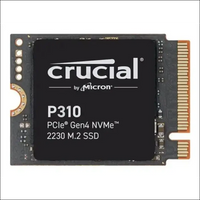 Crucial P310 2TB M.2 2230 NVMe SSD 7100/6000 MB/s 1M IOPS 440TBW 2M MTTF for MS
