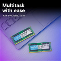 Crucial RAM 64GB Kit (2x32GB) DDR4 3200MHz CL22 (or 2933MHz or 2666MHz) Laptop Memory CT2K32G4SFD832A