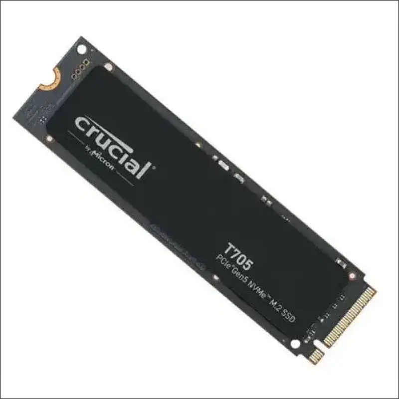 Crucial T705 1TB Gen5 NVMe SSD - 13600/10200 MB/s R/W 600TBW 1400K IOPs 1.5M