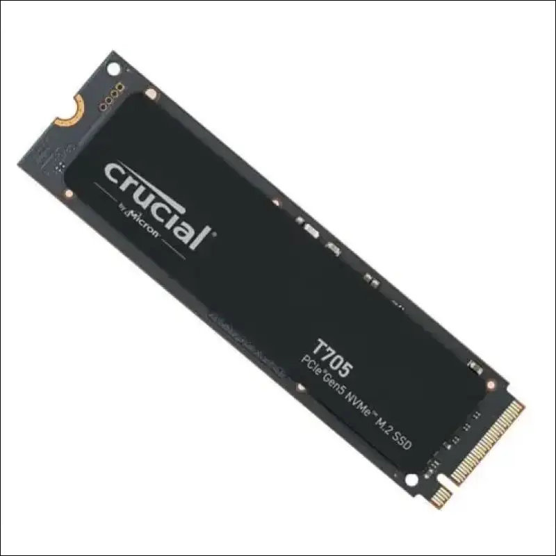 Crucial T705 1TB Gen5 NVMe SSD - 13600/10200 MB/s R/W 600TBW 1400K IOPs 1.5M
