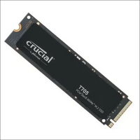 Crucial T705 1TB Gen5 NVMe SSD - 13600/10200 MB/s R/W 600TBW 1400K IOPs 1.5M
