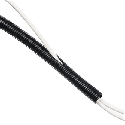 D-Line Cable Tidy Tube | Cable Management Sleeve | Cable Organiser to Manage Cables from TVs, PCs & Games Consoles | 1.1 Meter Length x 25mm Outer Diameter – Black