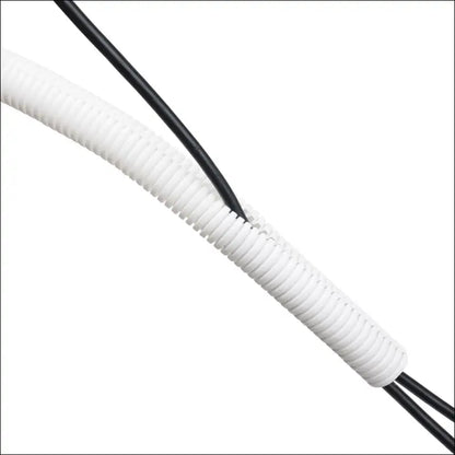 D-Line Cable Tidy Tube | Cable Management Sleeve | Cable Organiser to Manage Cables from TVs, PCs & Games Consoles | 1.1 Meter Length x 25mm Outer Diameter – Black