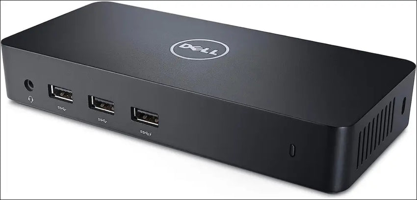 D3100 Docking Station USB 3.0 Ultra HD/4, Triple Display Universal Docking Station for Laptops - Black