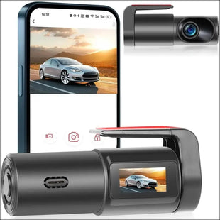 Dash Cam Car Front Rear WiFi, 1080P Full HD Dashcam Car Camera, Mini Front Dash Camera for Cars, Car Camera Dash with Night Vision, App Control,