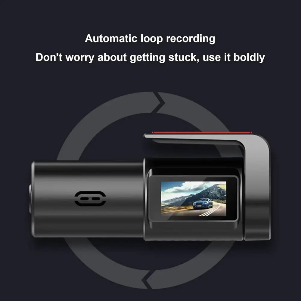 Dash Cam Front and Rear WiFi Dashcam,1080P Mini DashCam for Cars,Dash Cam with 1" Auto Loop Records Parking Monitor Camera,3.5m USB cable