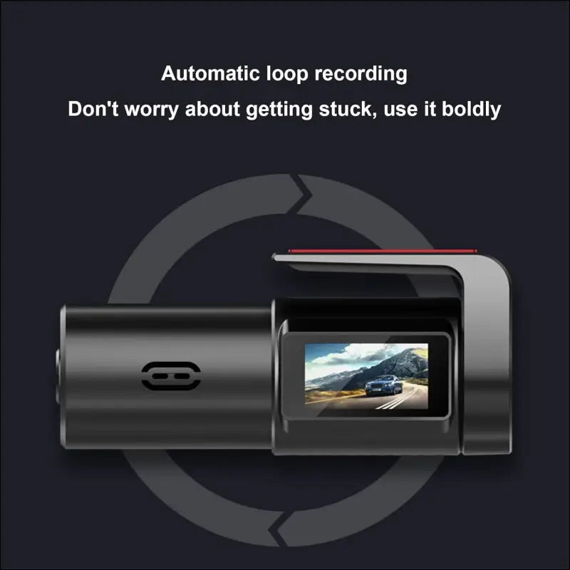 Dash Cam Front and Rear WiFi Dashcam,1080P Mini DashCam for Cars,Dash Cam with 1" Auto Loop Records Parking Monitor Camera,3.5m USB cable