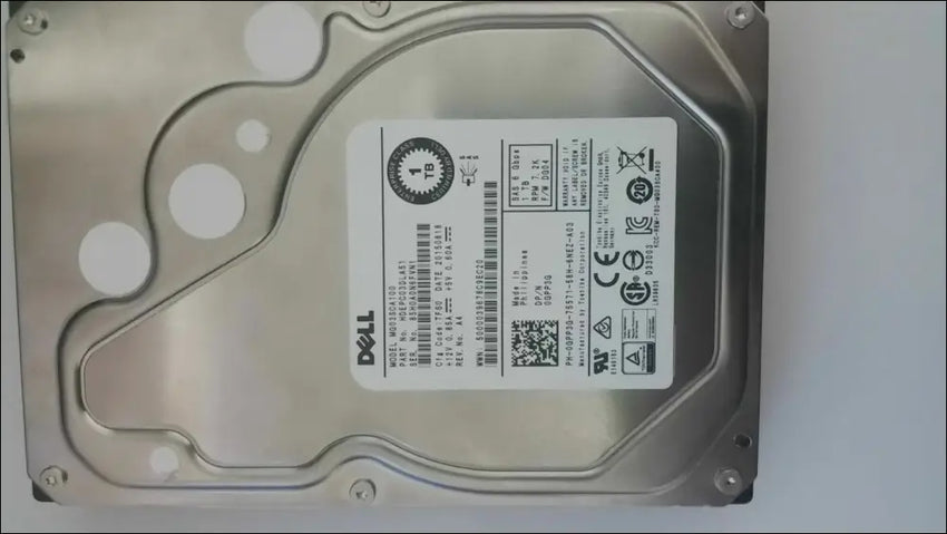 Dell 1TB 7.2K RPM SAS 3.5 Inch Large Form Factor Enterprise Class 6GB/S HDD
