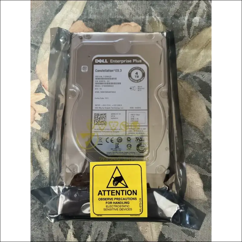 Dell 4TB 6G SAS 7.2K 3.5" Server HDD DRMYH ST4000NM0023 Enterprise Plus