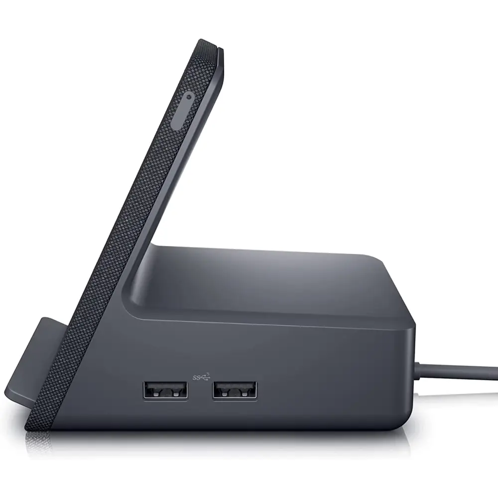 Dell HD22Q Dual Monitor Docking Station with Wireless Charging Stand USB-C HDMI and DisplayPort - HD22Q - Electronics