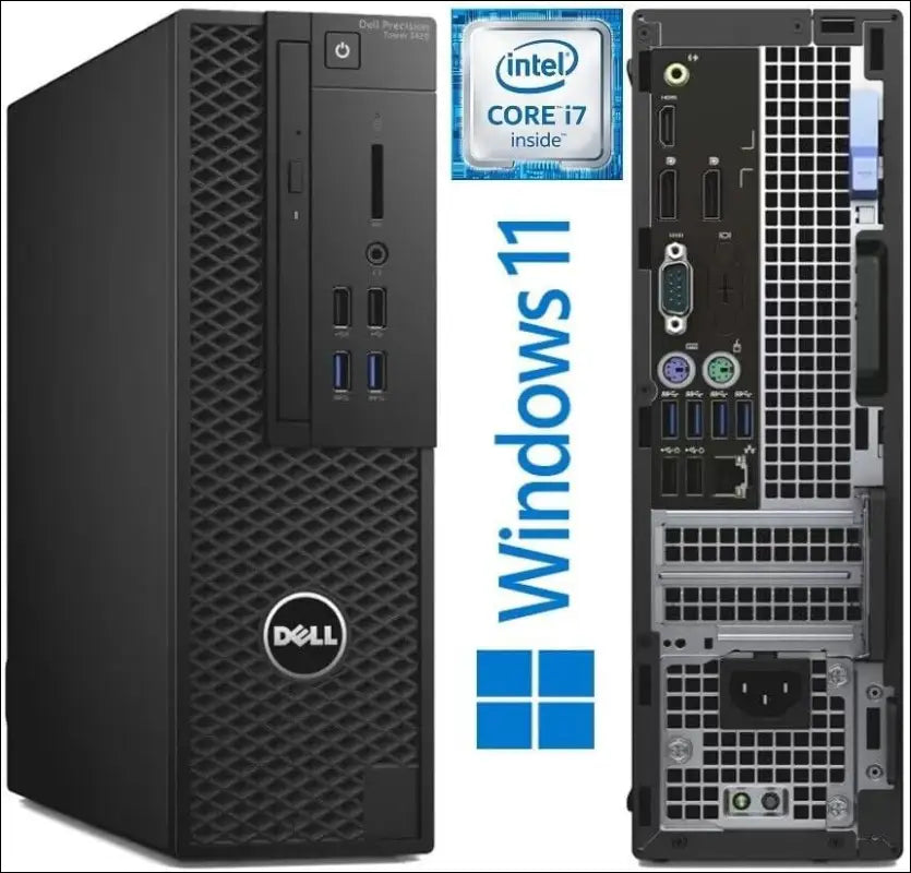 DELL Precision 3420 CORE i7 6700 16GB 512GB SSD Windows 11 SFF Desktop (Renewed)