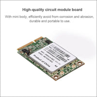 Denash PCI-E WiFi Card 2.4G+5G Dual Band PCI-E WiFi Card for HP/MAC/Dell/Acer, 300Mbps High Transfer Rate