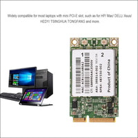 Denash PCI-E WiFi Card 2.4G+5G Dual Band PCI-E WiFi Card for HP/MAC/Dell/Acer, 300Mbps High Transfer Rate