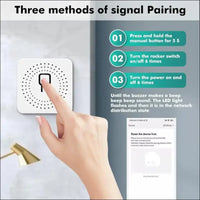 DEWIN WLAN Switch, WiFi Switch, Smart Switch, Mini Light Switch, 2-Way Control, Work, Suitable for Tuya Smart Life, Alexa 16A