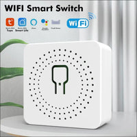 DEWIN WLAN Switch, WiFi Switch, Smart Switch, Mini Light Switch, 2-Way Control, Work, Suitable for Tuya Smart Life, Alexa 16A