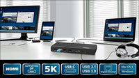 Diamond Multimedia (DS6950) Ultra Dock 5K/4K USB Type-C Type-A Docking Station and Compatible with Thunderbolt 3