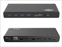 Diamond Multimedia (DS6950) Ultra Dock 5K/4K USB Type-C Type-A Docking Station and Compatible with Thunderbolt 3