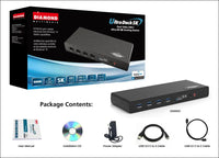 Diamond Multimedia (DS6950) Ultra Dock 5K/4K USB Type-C Type-A Docking Station and Compatible with Thunderbolt 3