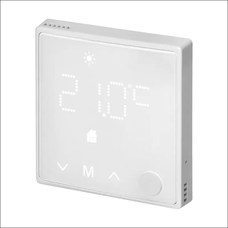 Digital Thermostat for Heating - Room Thermostat Smart WiFi Tuya App & Voice Control, Heating & Cooling Function, 8 Programmes, Compatible with Alexa & Google Assistant
