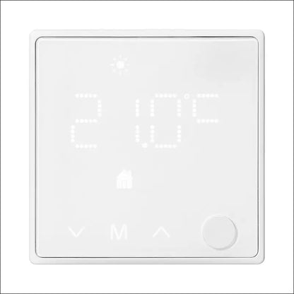 Digital Thermostat for Heating - Room Thermostat Smart WiFi Tuya App & Voice Control, Heating & Cooling Function, 8 Programmes, Compatible with Alexa & Google Assistant