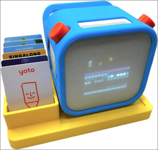 Docking Station for Yoto Player and Cards – Organised Storage and Display Stand (Yellow)