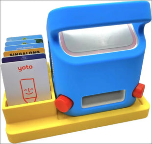 Docking Station for Yoto Player and Cards – Organised Storage and Display Stand (Yellow)