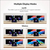 Docking Station (with KVM Switch) for Laptop & Desktop | 100W Charging, 4K@60Hz Dual Monitor HDMI, Fast Switcher for 2 Computers, 1G Ethernet, EDID Support, 3xUSB 3.0, USB-C, SD, 3.5mm AUX Audio