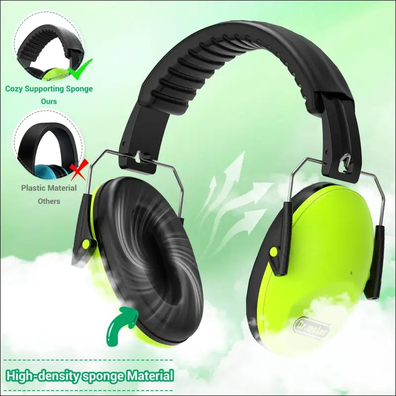 Dr.meter Ear Muffs for Noise Reduction 27NRR Noise Cancelling Headphones for Kids with Adjustable Head Band, EM100 Hearing Protection Earmuffs for Football Game, Concerts, Air...