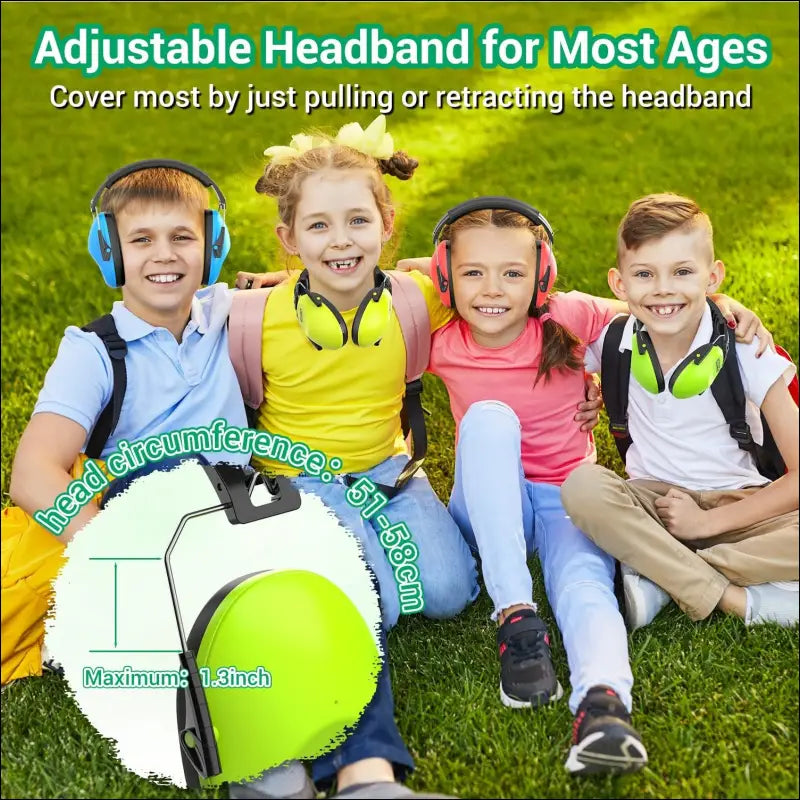 Dr.meter Ear Muffs for Noise Reduction 27NRR Noise Cancelling Headphones for Kids with Adjustable Head Band, EM100 Hearing Protection Earmuffs for Football Game, Concerts, Air...