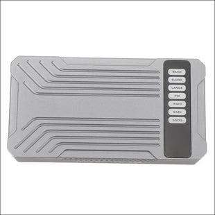 Dual Bay SSD Enclosure for NVMe M.2, Dual Type C USB3.2 GEN2 20Gbps Aluminum Alloy, M Key 2280mm SSD, for, OS X, PM and Large