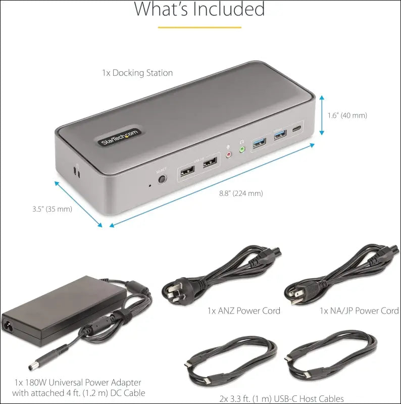 Dual-Laptop USB-C KVM Docking Station, Dual Monitor 4K 60Hz DisplayPort, 5-Port USB Hub, GbE, 90W/45W Power Delivery, Windows/Mac