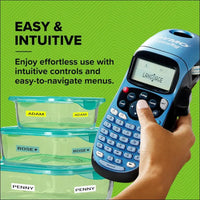 Dymo LetraTag LT-100H Label Maker Kit with Plastic Paper Clear Tape for Office Home