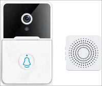 Eacam Wireless Video Doorbell Camera Visual Smart Doorbell with Motion Detection Night Vision 2-Way Audio Real-Time Monitoring AAA Batteries Powered